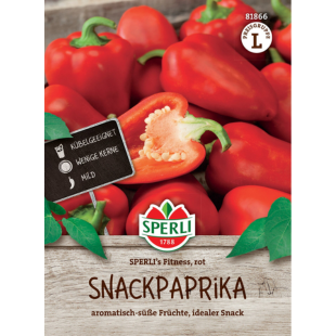 SPERLI's Snackpaprika 'Fitness', rot, F1